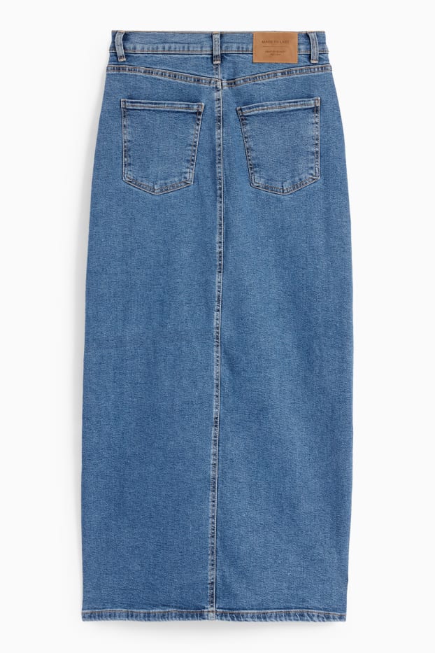 Femei - Fustă de blugi - denim-albastru