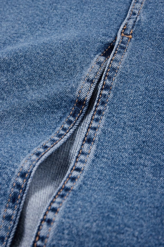 Femei - Fustă de blugi - denim-albastru