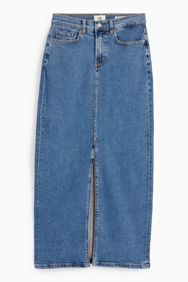 Femei - Fustă de blugi - denim-albastru