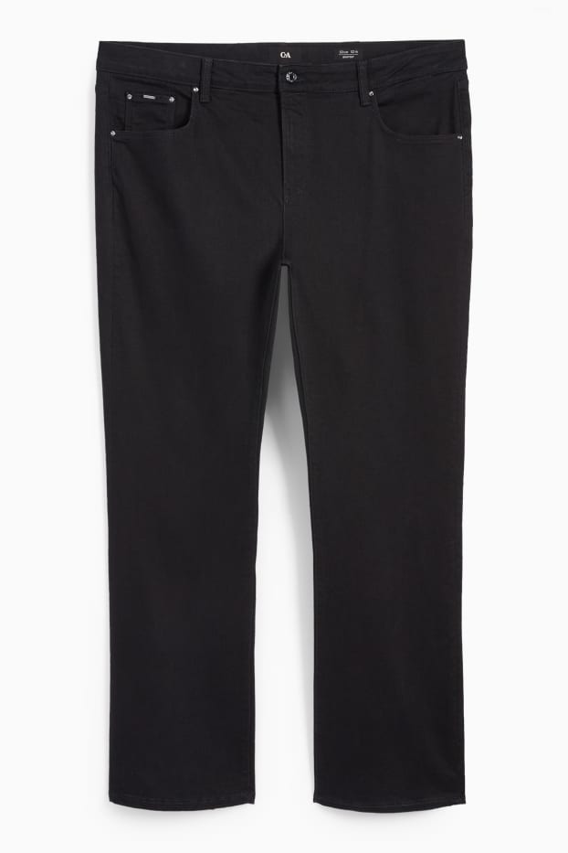 Femei - Bootcut jeans - talie medie - LYCRA® - negru