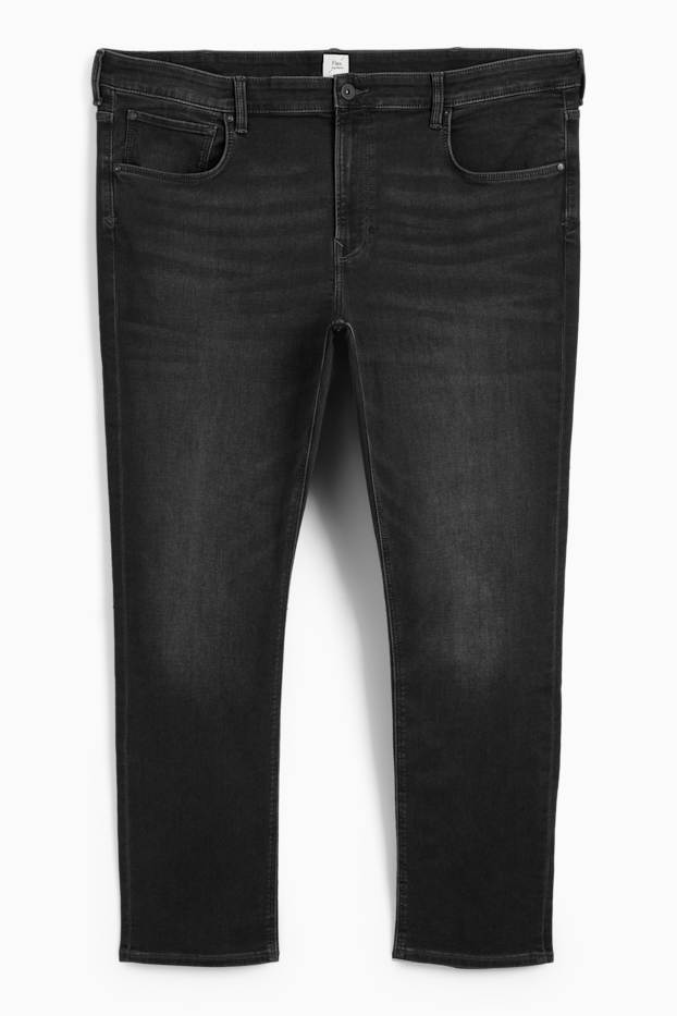 Bărbați - Slim jeans - Flex jog denim - LYCRA® - negru