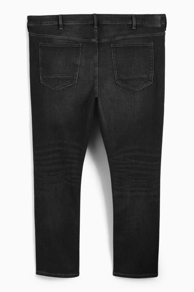 Bărbați - Slim jeans - Flex jog denim - LYCRA® - negru