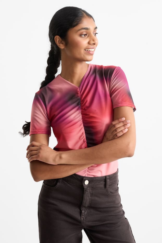 Damen - T-Shirt - pink