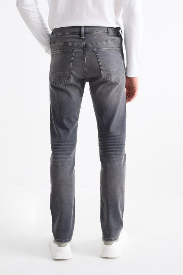 Bărbați - Slim jeans - Flex jog denim - LYCRA® - denim-gri