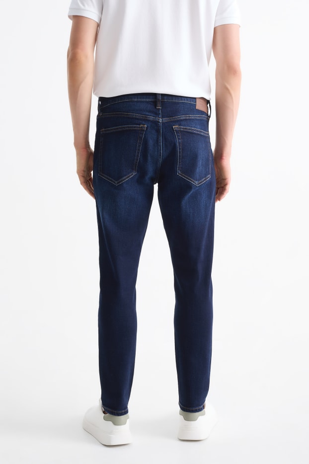 Hommes - Slim tapered jean - jean bleu foncé