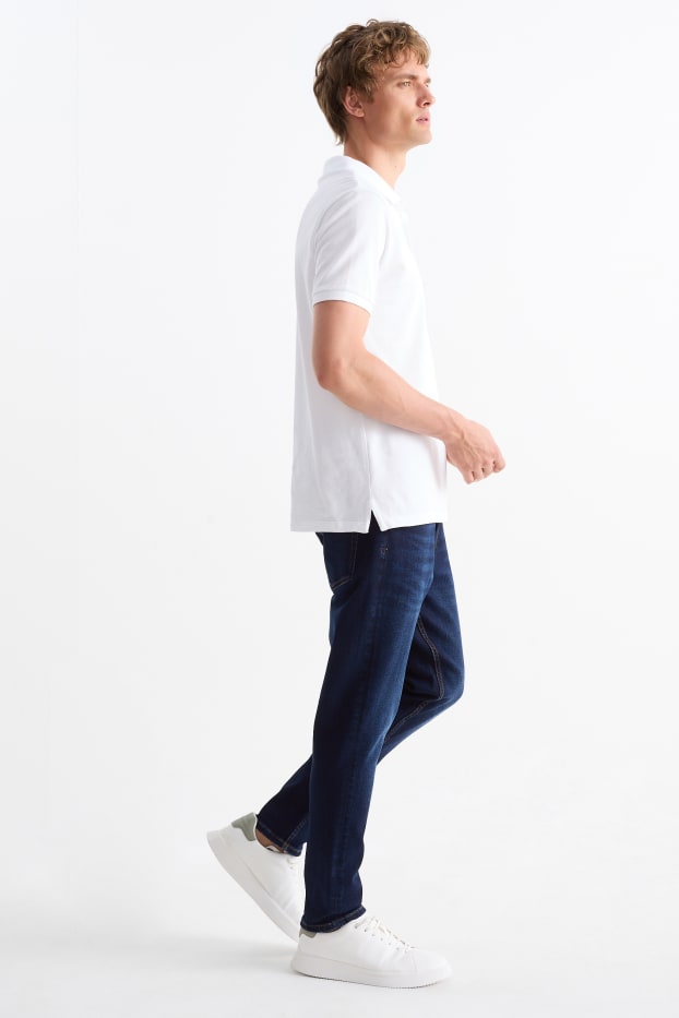 Hommes - Slim tapered jean - jean bleu foncé