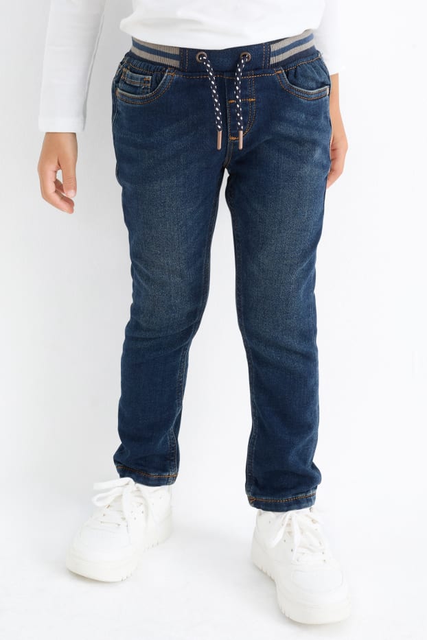 Copii - Băieți - Slim jeans - denim-albastru închis