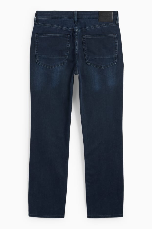 Bărbați - Straight jeans - jog denim - Flex - LYCRA® - denim-albastru închis