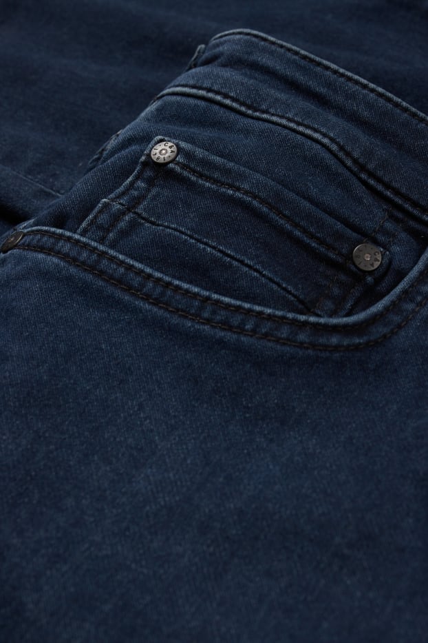 Bărbați - Straight jeans - jog denim - Flex - LYCRA® - denim-albastru închis