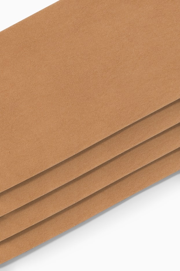 Dámské - Multipack 4 ks - silonky - 20 DEN - béžová