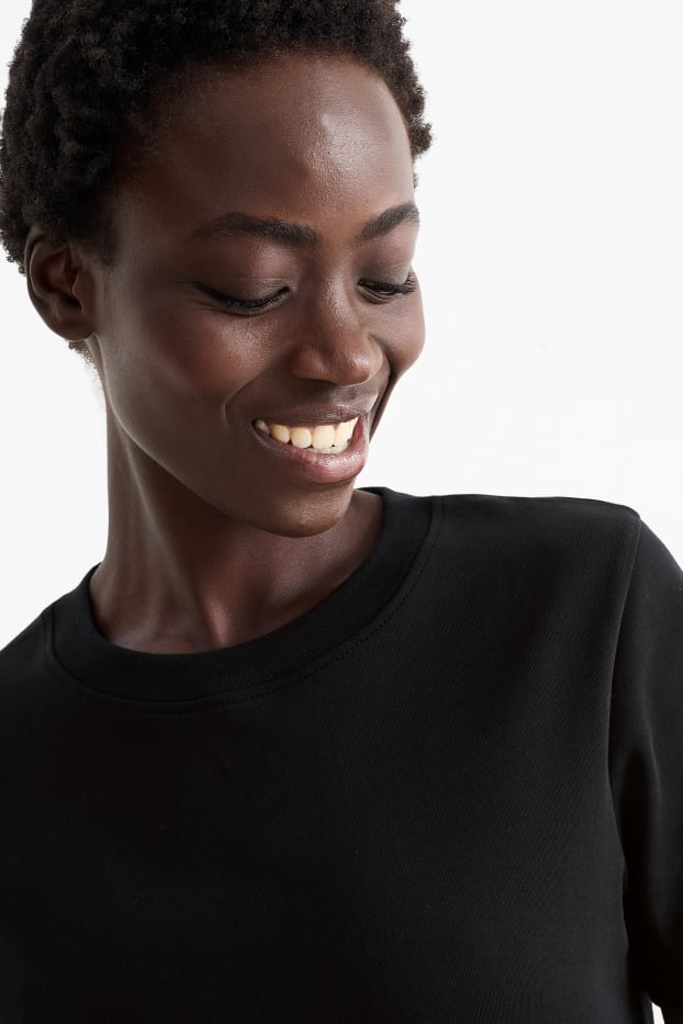 Femei - Tricou - slim fit - negru