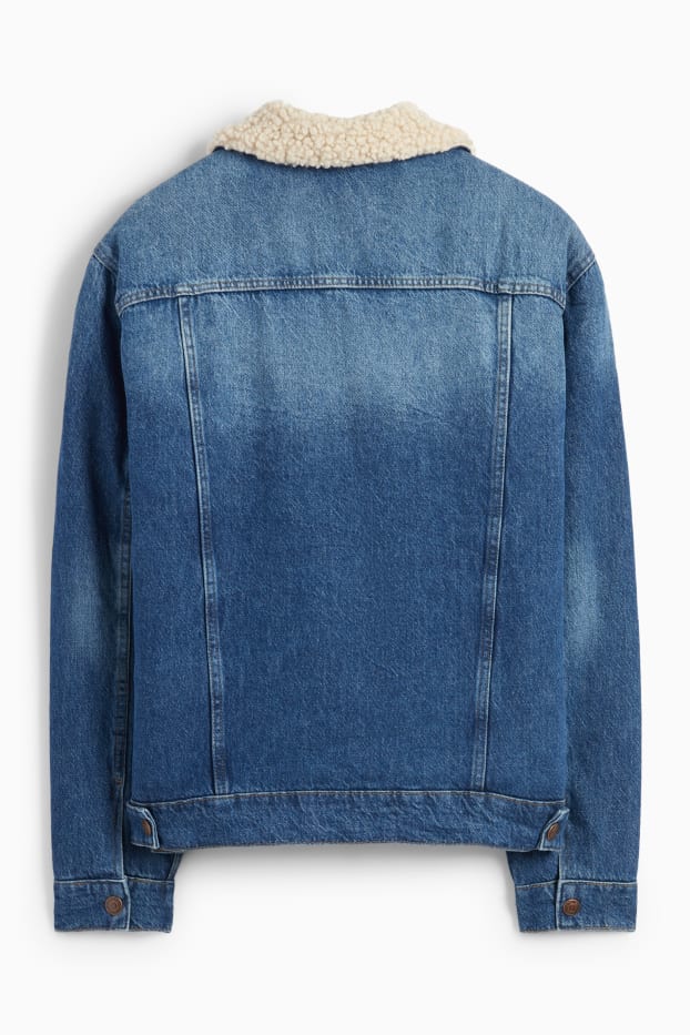 Bărbați - Jachetă din denim - denim-albastru