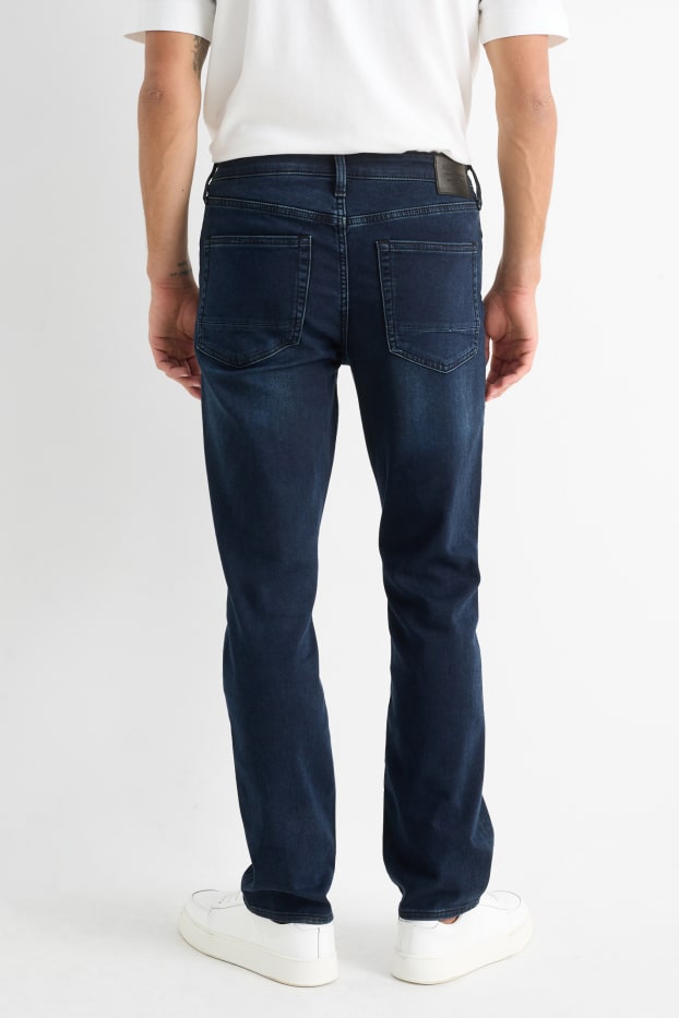 Bărbați - Straight jeans - jog denim - Flex - LYCRA® - denim-albastru închis
