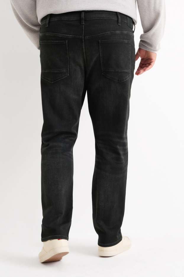 Bărbați - Slim jeans - Flex jog denim - LYCRA® - negru