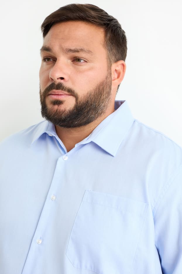 Bărbați - Cămașă - regular fit - guler Kent - ușor de călcat - albastru deschis