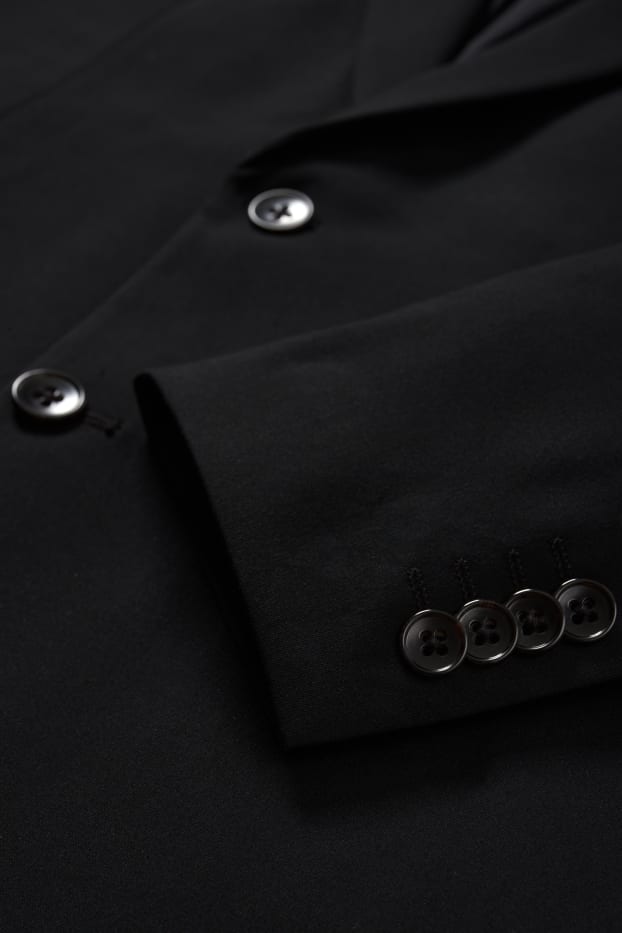 Bărbați - Sacou modular - regular fit - Flex - LYCRA® - Mix & Match - negru