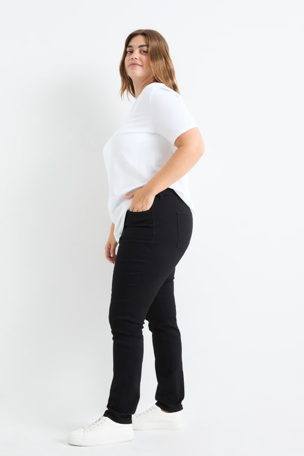 Femei - Multipack 2 buc. - jegging jeans - talie înaltă - denim-albastru închis