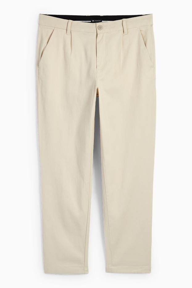 Bărbați - Chino - tapered fit - bej deschis