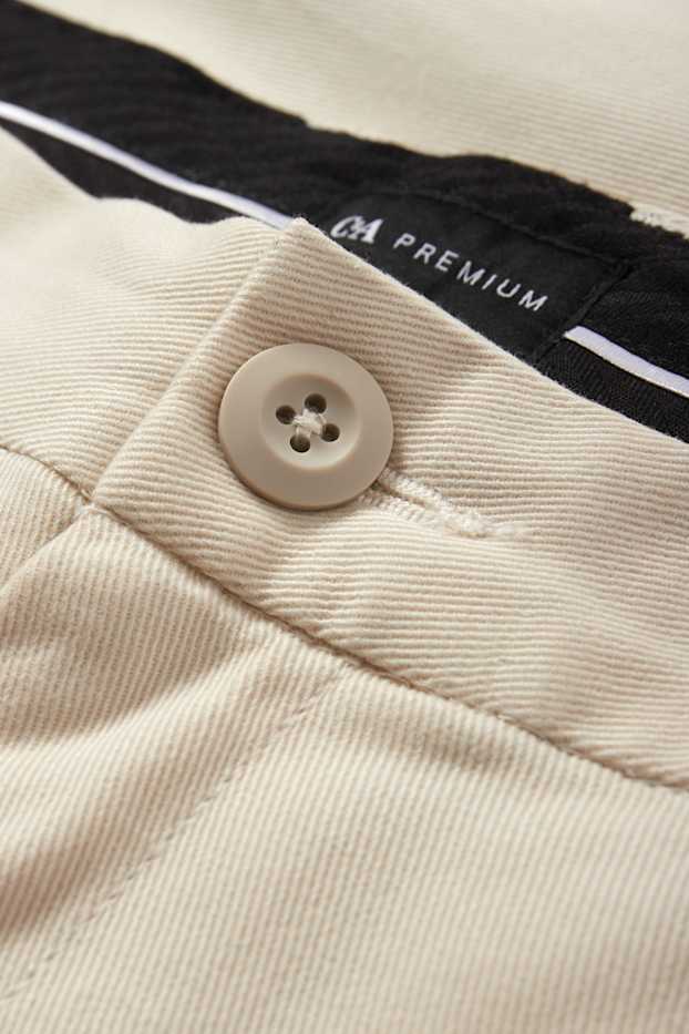 Bărbați - Chino - tapered fit - bej deschis