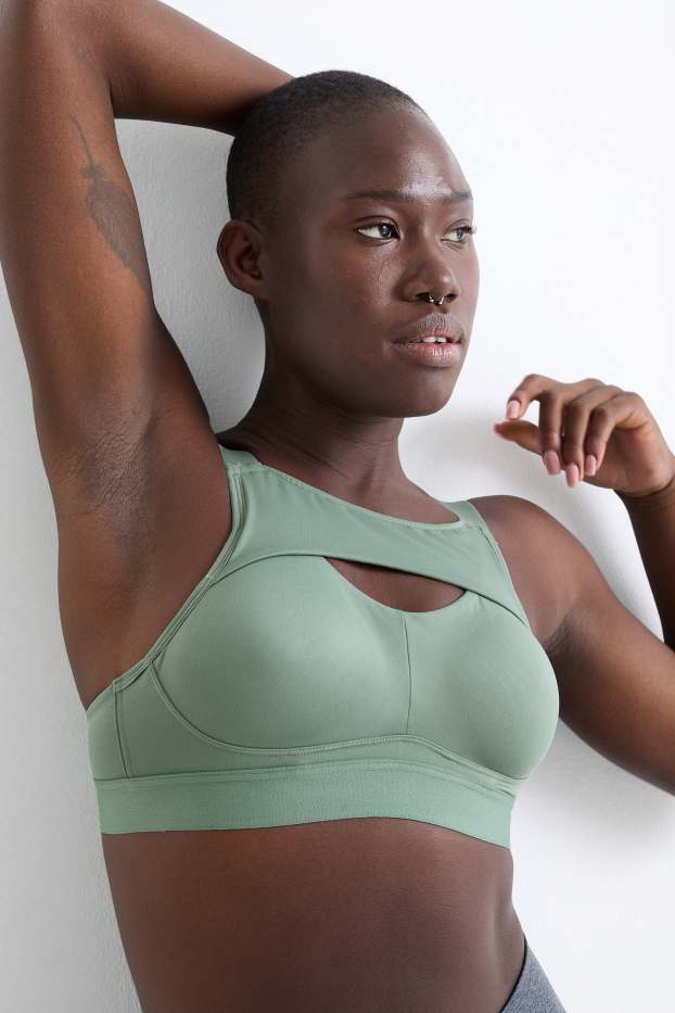 Femei - Sutien funcțional - 4 Way Stretch - verde