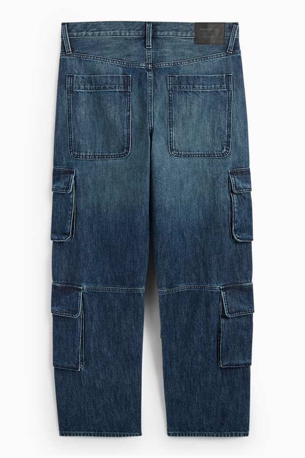 Bărbați - Cargo jeans - denim-albastru închis