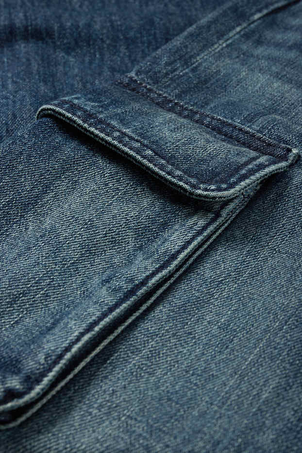 Bărbați - Cargo jeans - denim-albastru închis