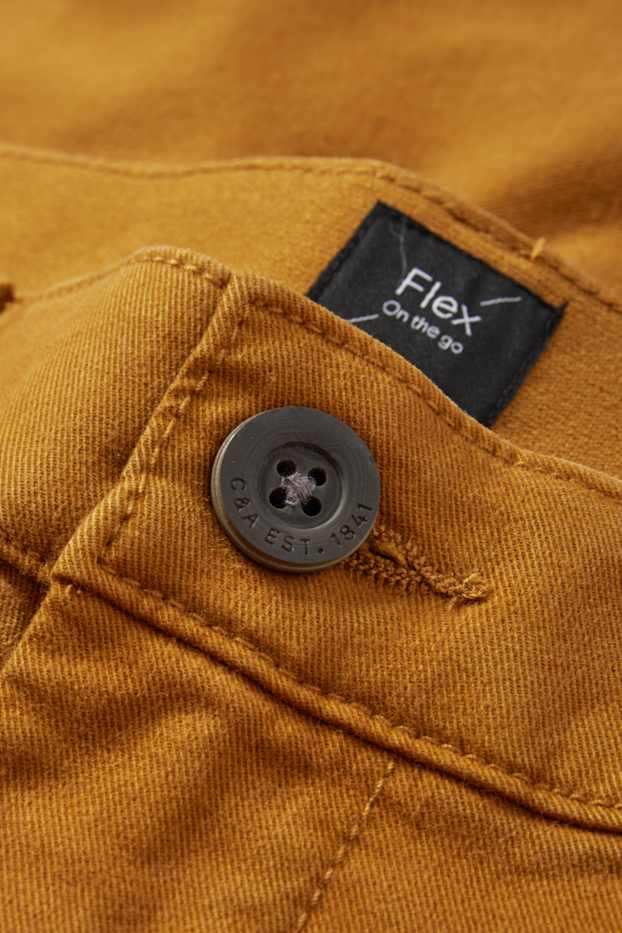 Men - Chinos - slim fit - Flex - havanna