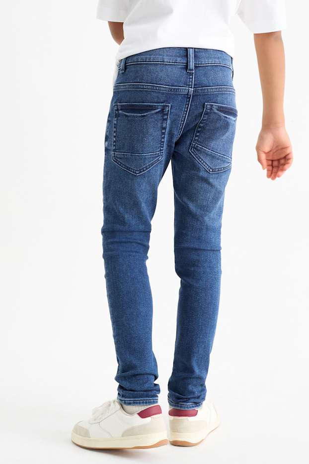 Copii - Băieți - Multipack 2 buc. - skinny jeans - betelie extra-îngustă - denim-albastru închis