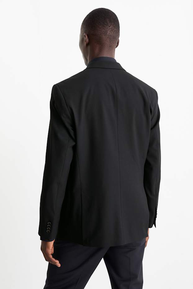Bărbați - Sacou modular - regular fit - Flex - LYCRA® - Mix & Match - negru