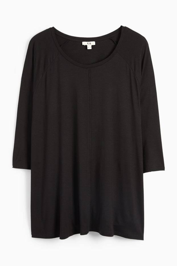 Dona - Samarreta de màniga llarga - negre