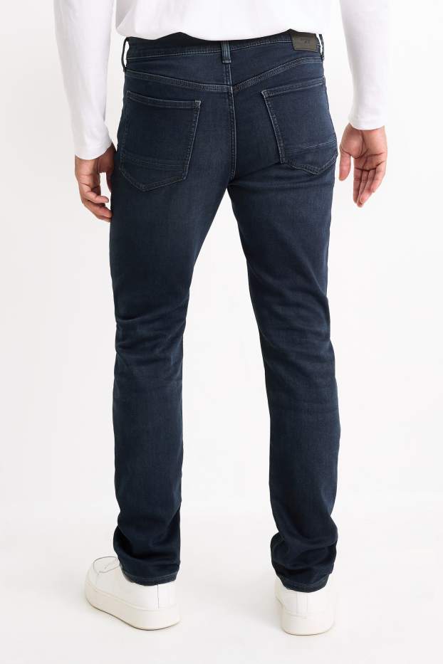 Bărbați - Slim jeans - Flex jog denim - LYCRA® - denim-albastru închis