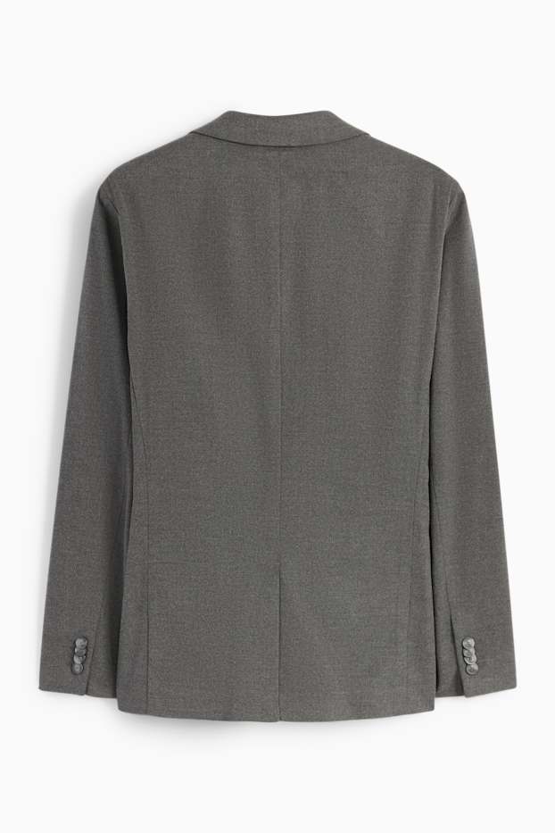 Bărbați - Sacou modular - slim fit - gri închis