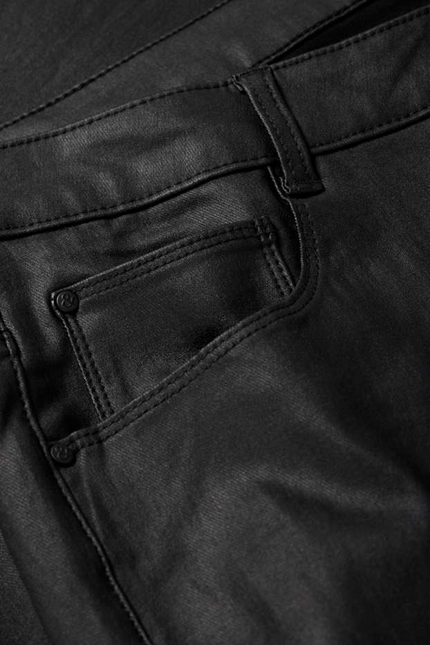 Femei - Pantaloni - talie înaltă - skinny fit - negru
