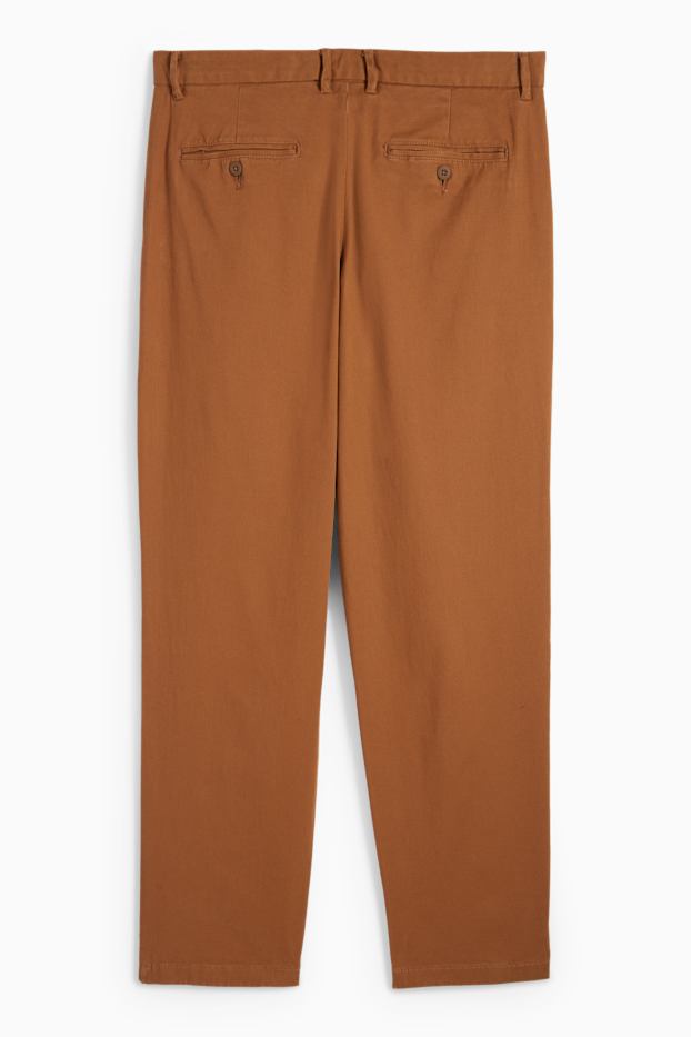 Bărbați - Chino - tapered fit - maro
