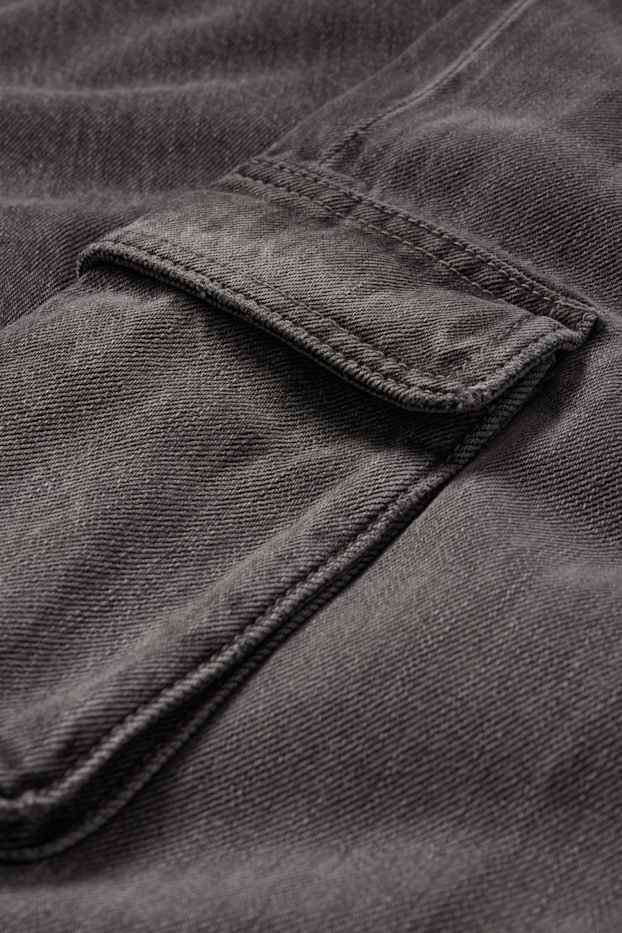 Bărbați - Cargo jeans - denim-gri închis