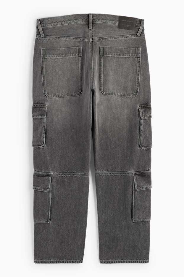 Bărbați - Cargo jeans - denim-gri închis