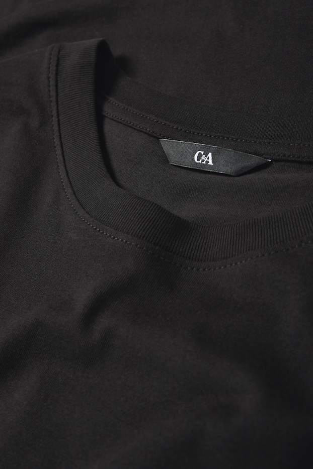 Bărbați - Multipack 5 buc. - tricou - regular fit - negru