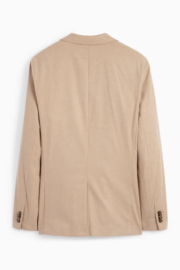Bărbați - Sacou modular - slim fit - maro deschis