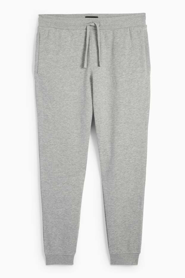 Bărbați - Pantaloni de trening - gri deschis melanj