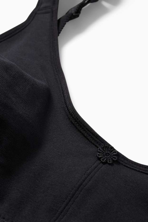 Femei - Sutien fără armătură - negru