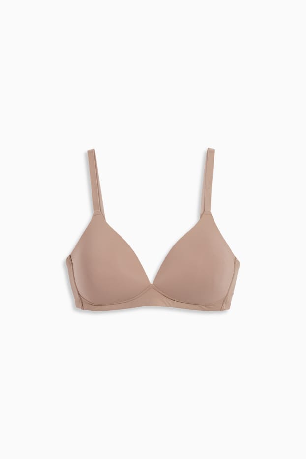 Femei - Sutien fără armătură - vătuit - LYCRA® - bej