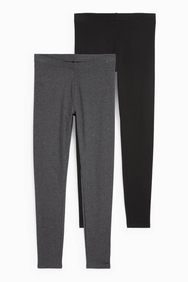 Women - Multipack of 2 - leggings - dark gray