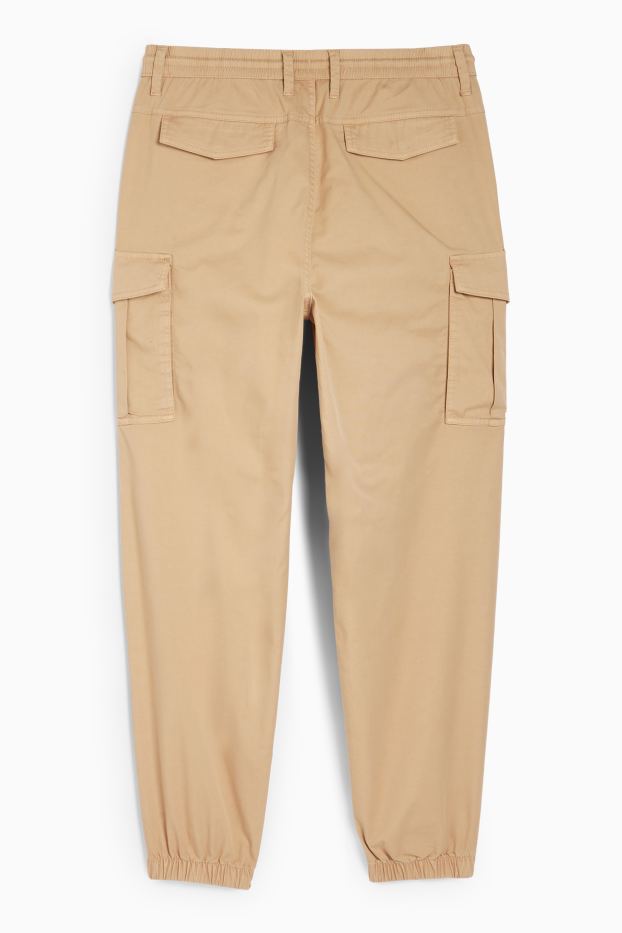 Bărbați - Pantaloni cargo - bej