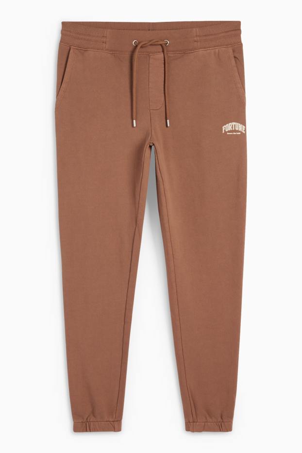 Bărbați - Pantaloni de trening - maro