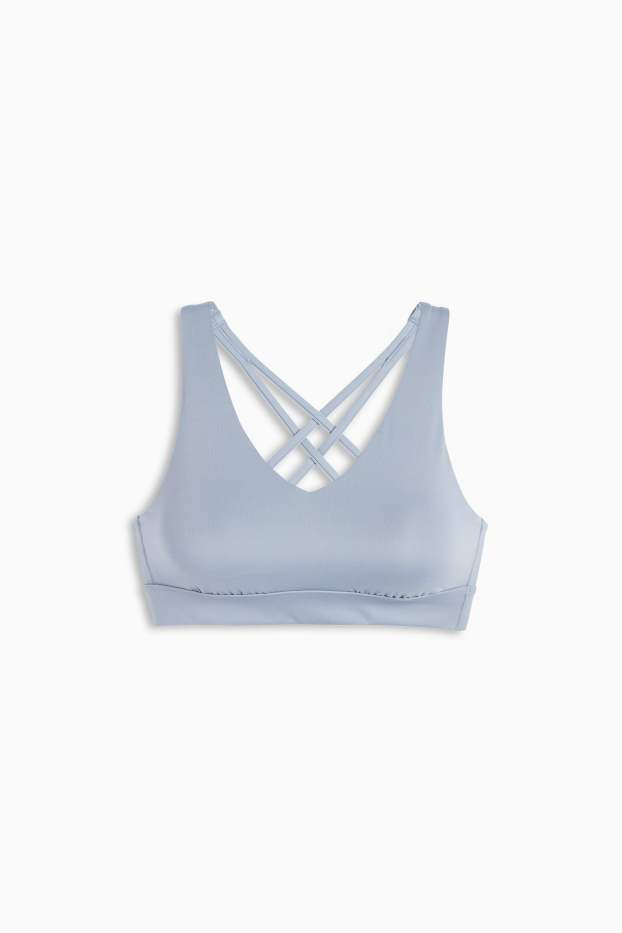 Femei - Sutien funcțional - vătuit - 4 Way Stretch - albastru