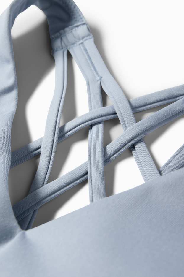 Femei - Sutien funcțional - vătuit - 4 Way Stretch - albastru