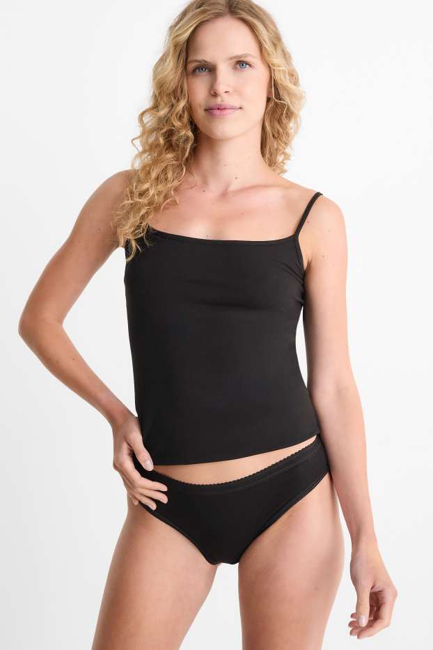 Women - Multipack of 4 - knickers - black