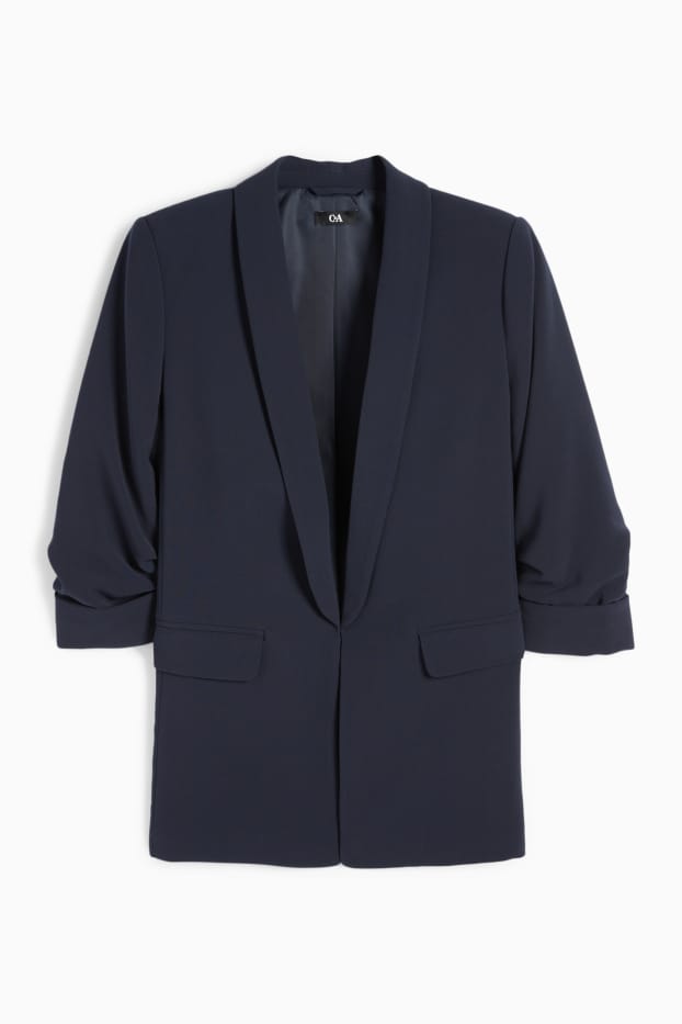 Femei - Blazer office - relaxed fit - albastru închis