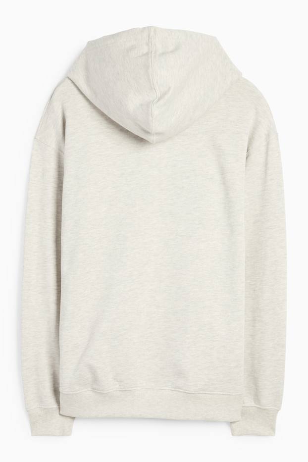 Herren - Hoodie - hellgrau-melange