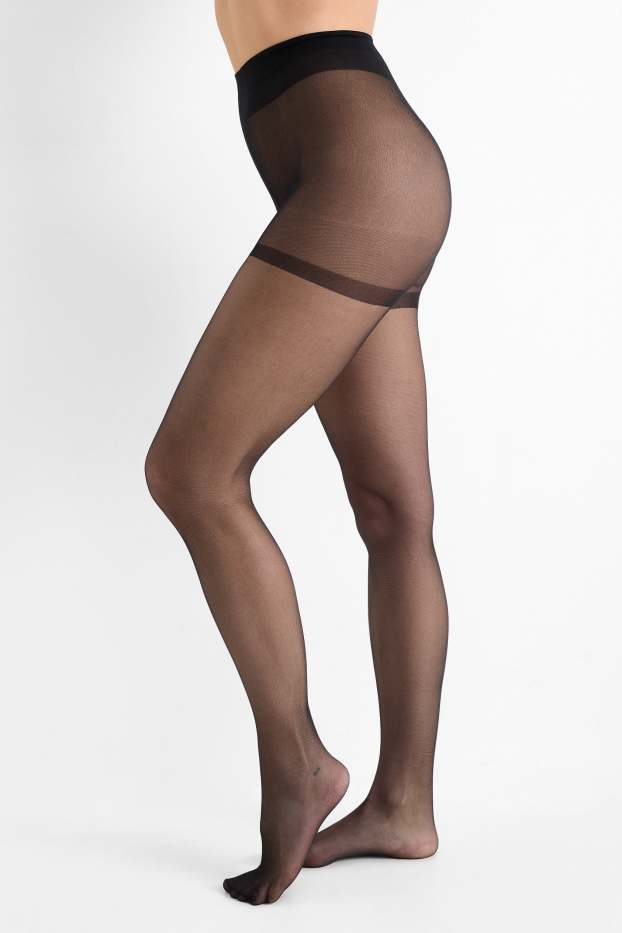 Femei - Multipack 2 perechi - dresuri - LYCRA® - 20 DEN - negru